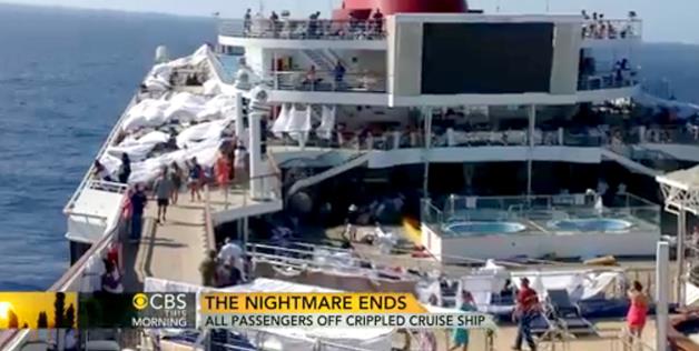 Carnival Cruise ship Nightmare